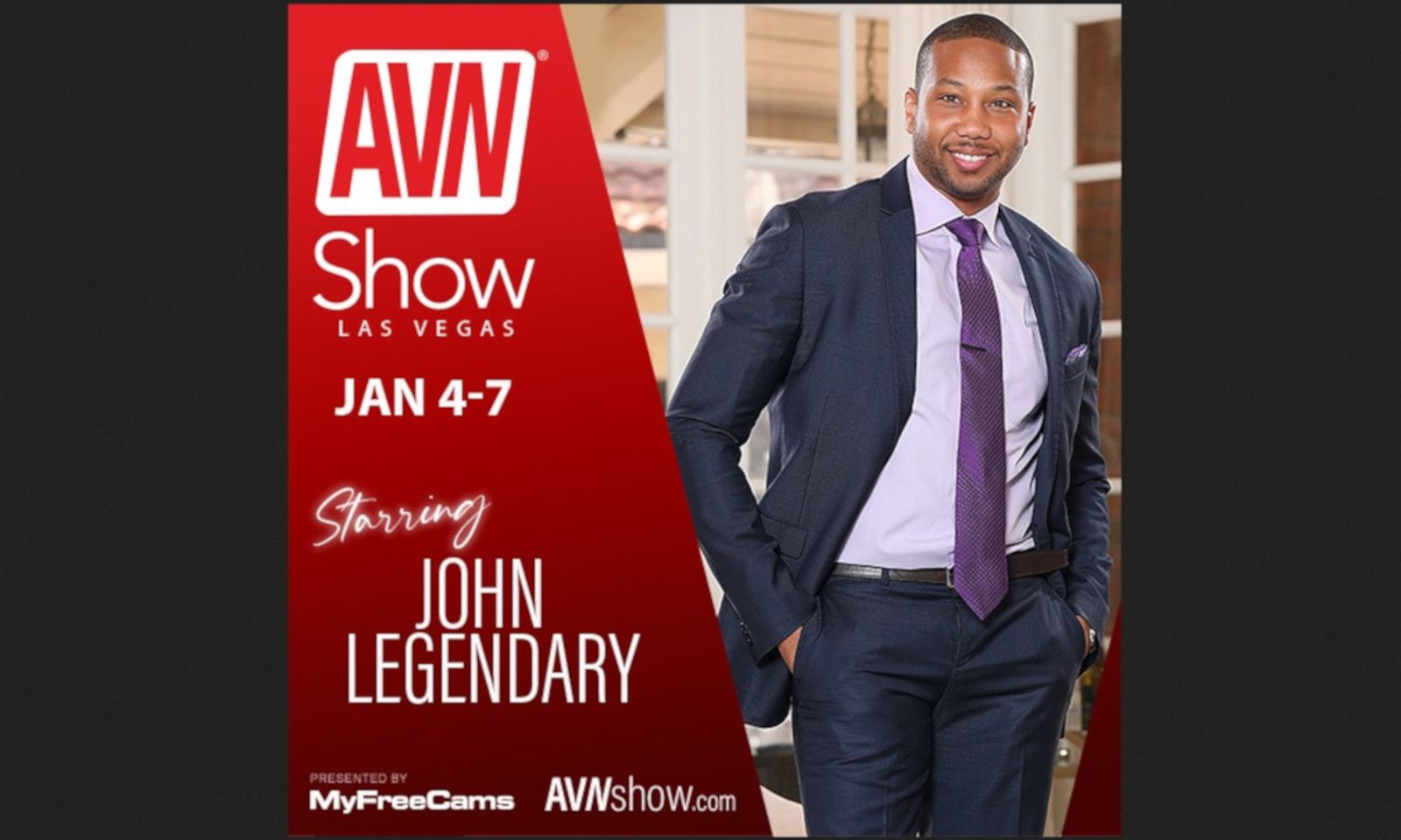 John Legendary Attending AEE, AVN Awards for the First Time