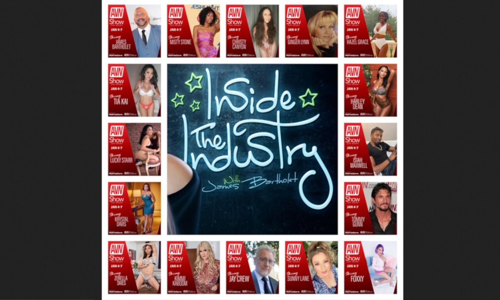 'Inside the Industry,' Galaxy Announce Talent Lineup for AVN AEE