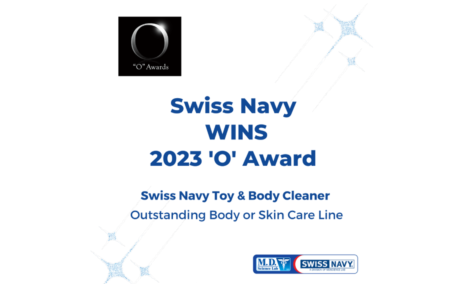 Swiss Navy Wins 2023 ‘O’ Award for Toy and Body Cleaner