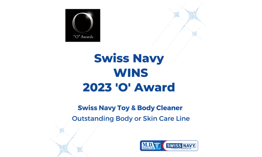 Swiss Navy Wins 2023 ‘O’ Award for Toy and Body Cleaner