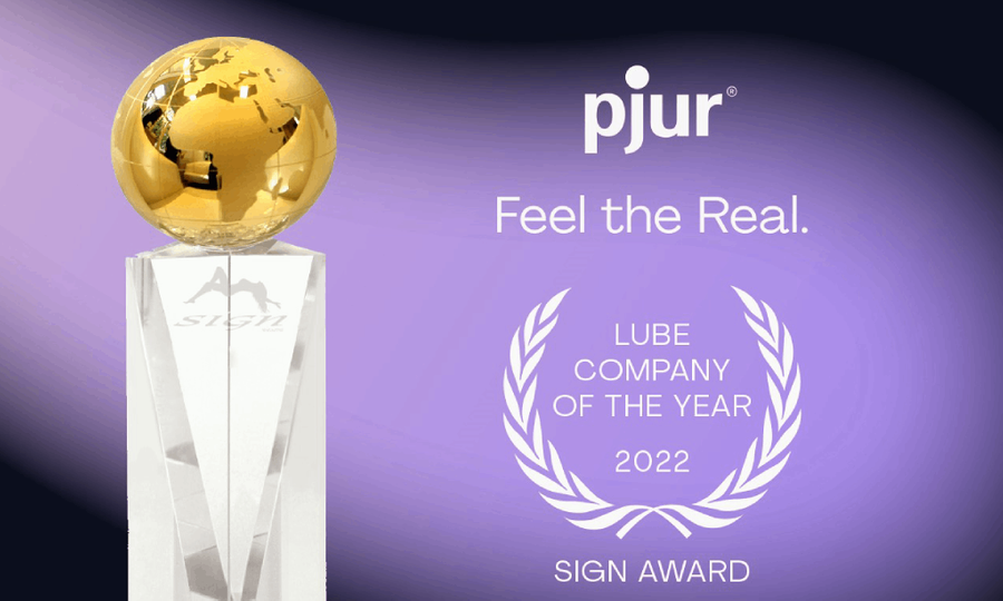 pjur Awarded 'Lube Company of the Year' at 2022 SIGN Awards