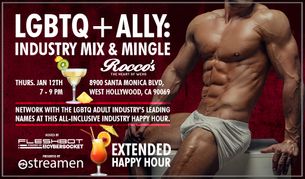 Fleshbot and Streamen Present LGBTQ+ Industry Mixer Jan. 12th