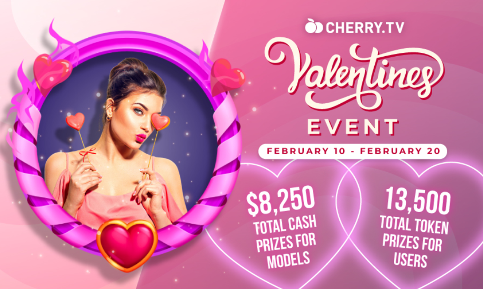 Cherry.tv Announces Valentine’s Day Contest
