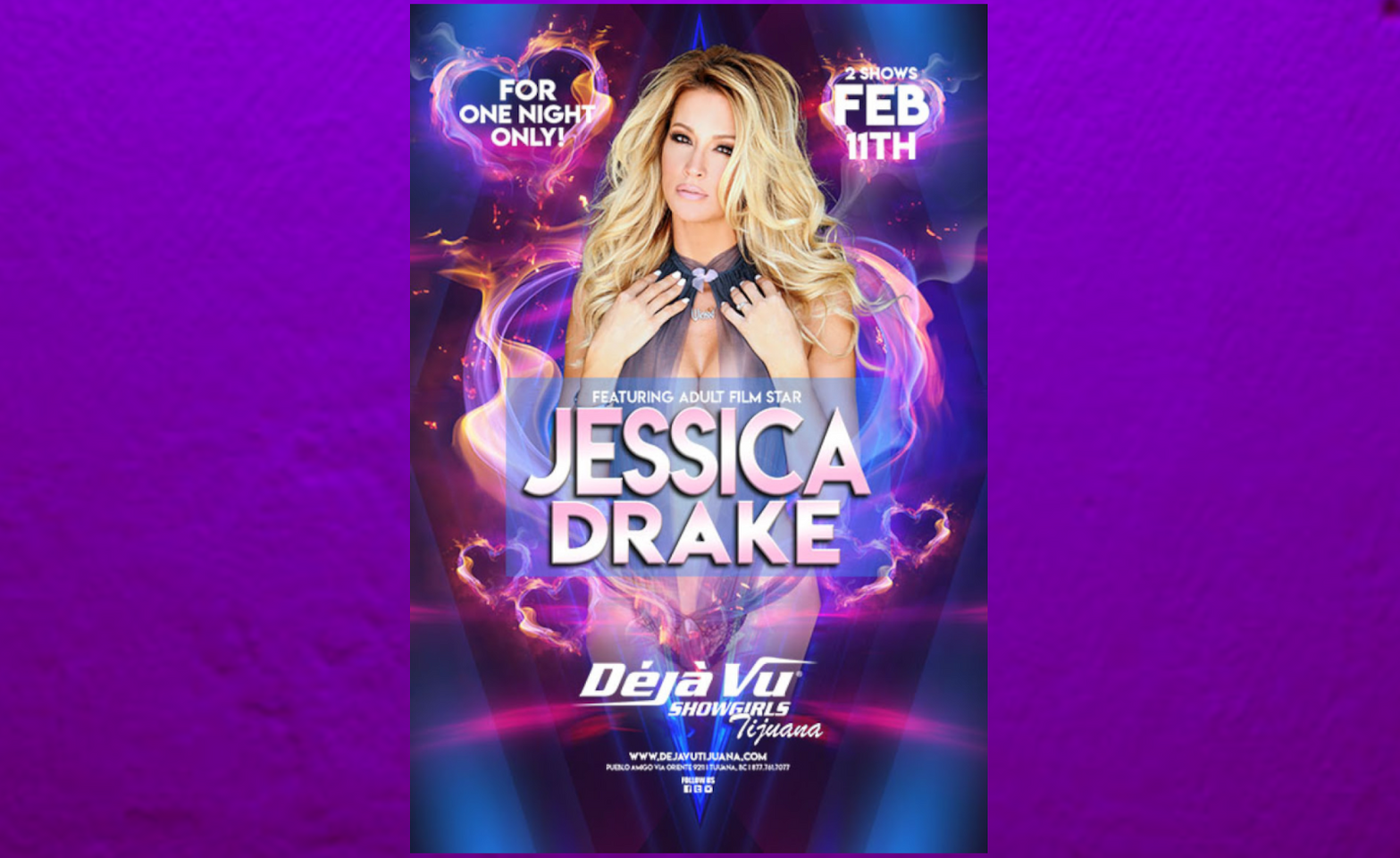 Jessica Drake to Feature Dance in San Diego, Tijuana This Weekend