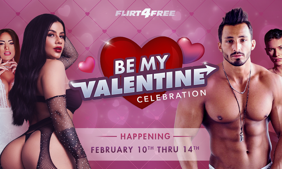 Flirt4Free Launches Annual 'Be My Valentine' Cam Contest