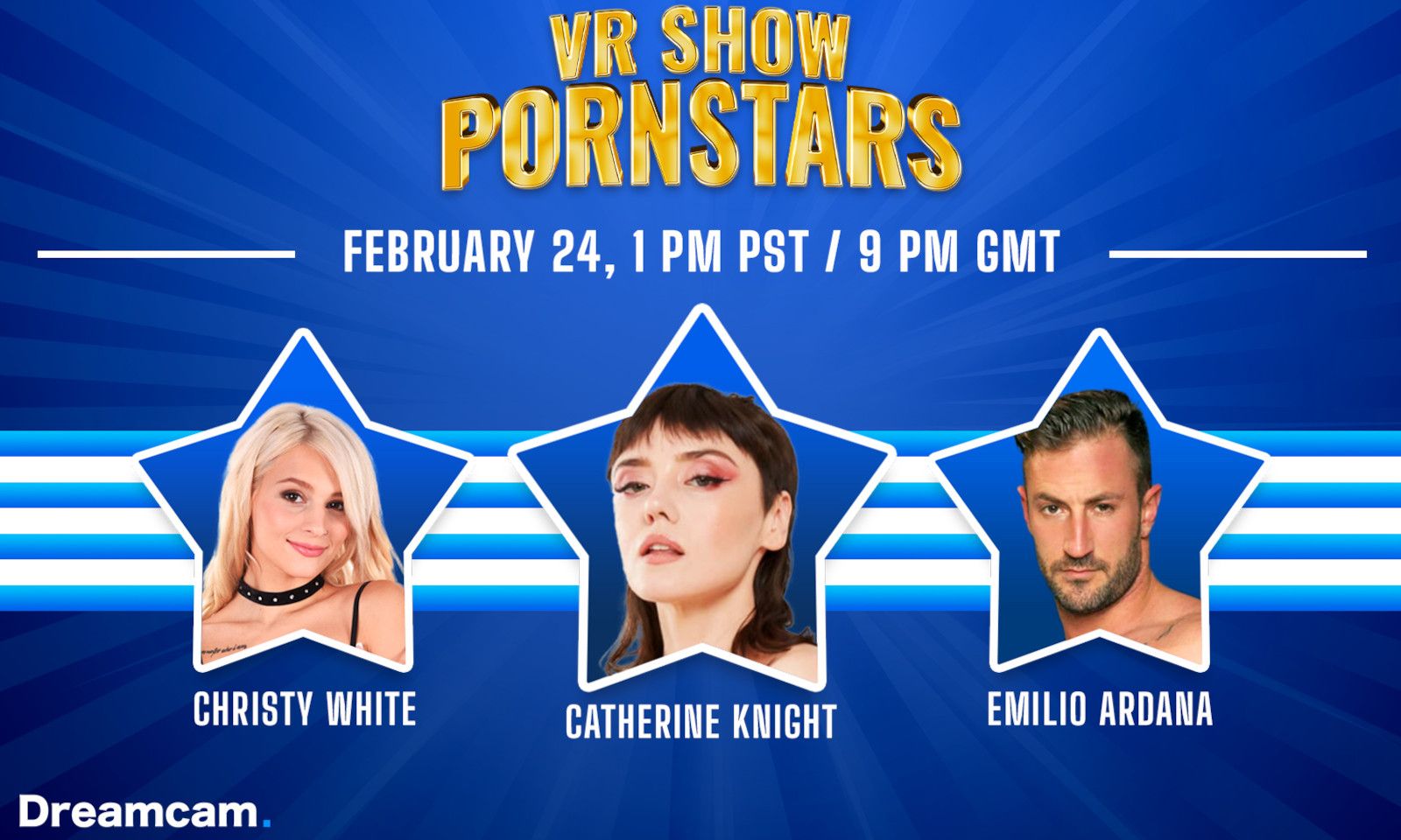 Dreamcam to Host Live Two-Hour 'VR Pornstars Show' Today