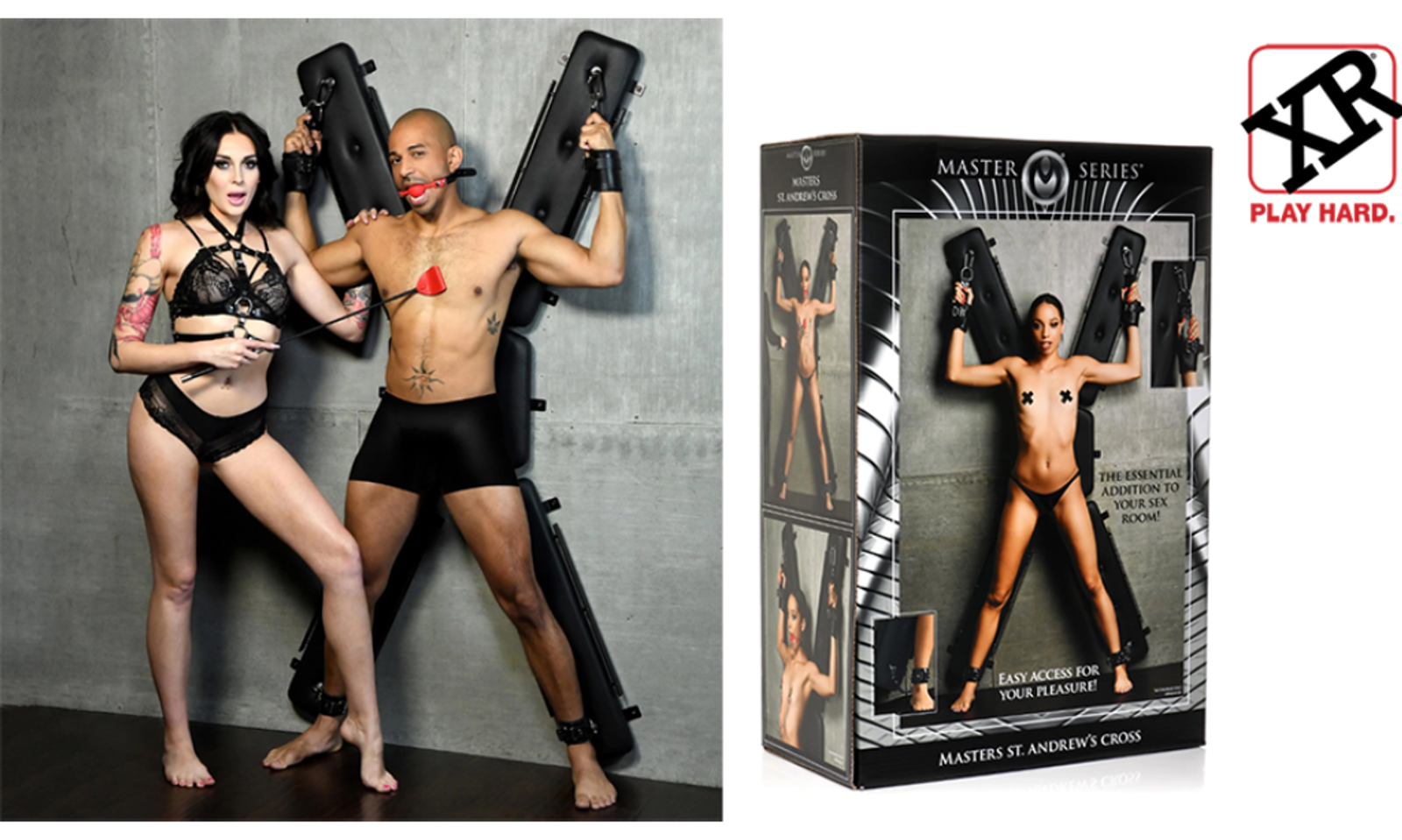 XR Brands Debuts New St. Andrews Cross, BDSM Obedience Chairs