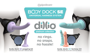 Pipedream Ships Two New Dillio Platinum Silicone Body Dock Kits