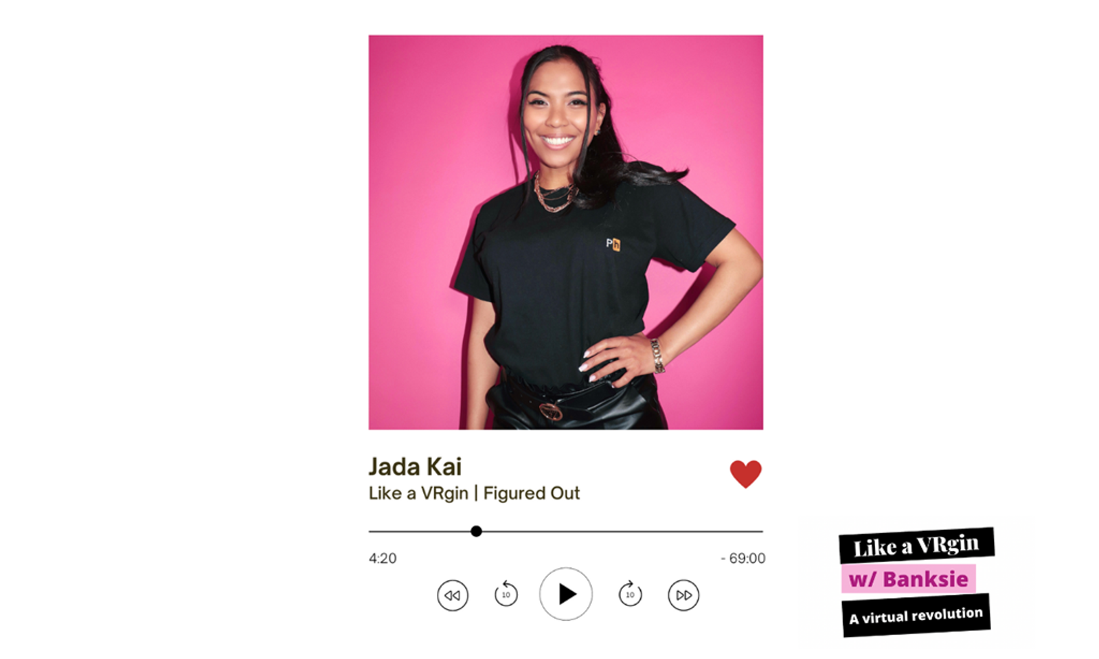 Jada Kai Debuts on BanksieTV's 'Like a VRgin' Series