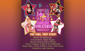 Meet Daisy Ducati at 'Karaoke Burlesque' in Vegas on March 7