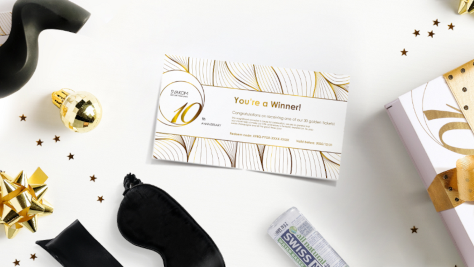 Svakom Announces First Winner of Golden Ticket Campaign