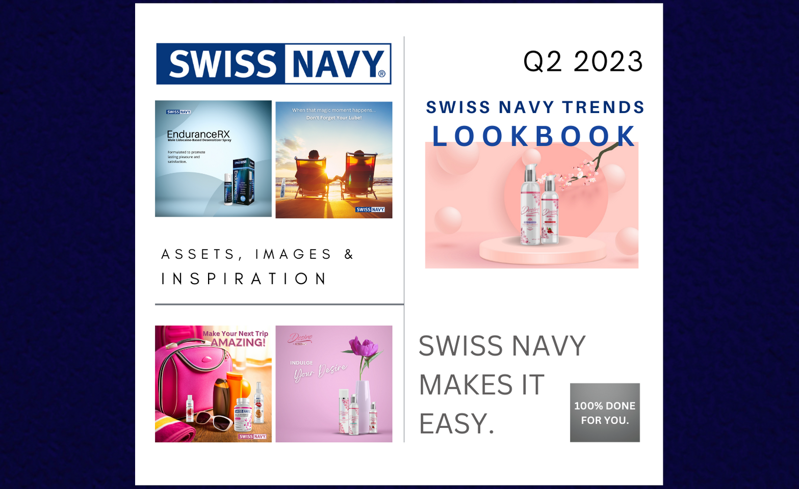 Swiss Navy Releases Q2 2023 Lookbook