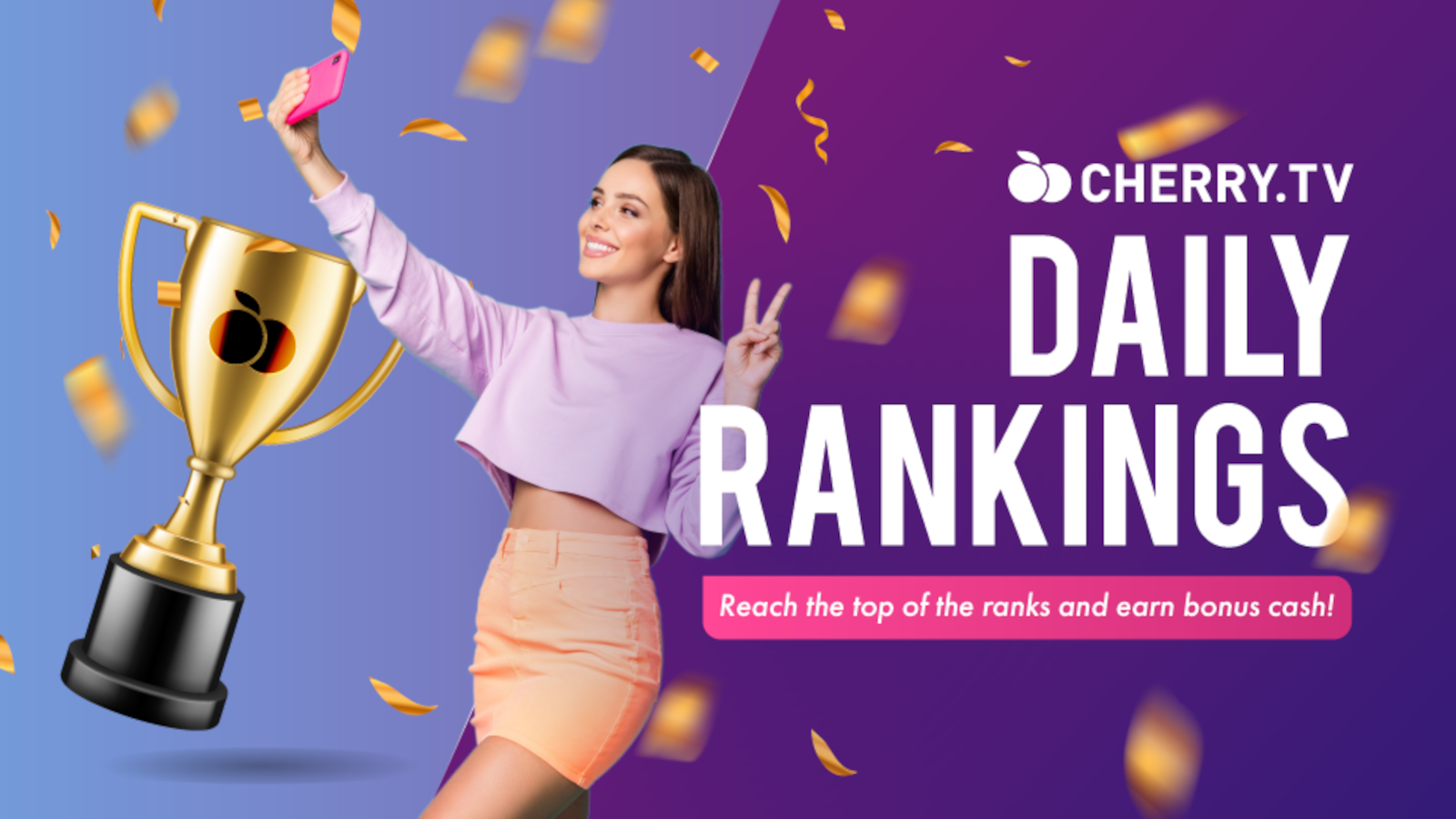 Cherry.tv Unveils Daily Ranking Feature