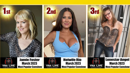 Jamie Foster Voted No. 1 VNALive Cam Star for April