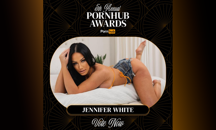 Jennifer White Nominated for 2023 Pornhub Fan Award