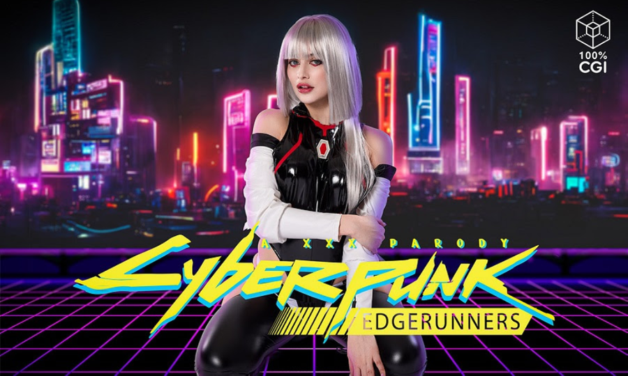 Jewelz Blu Stars in Badoink Studios' VR 'Cyberpunk' Parody