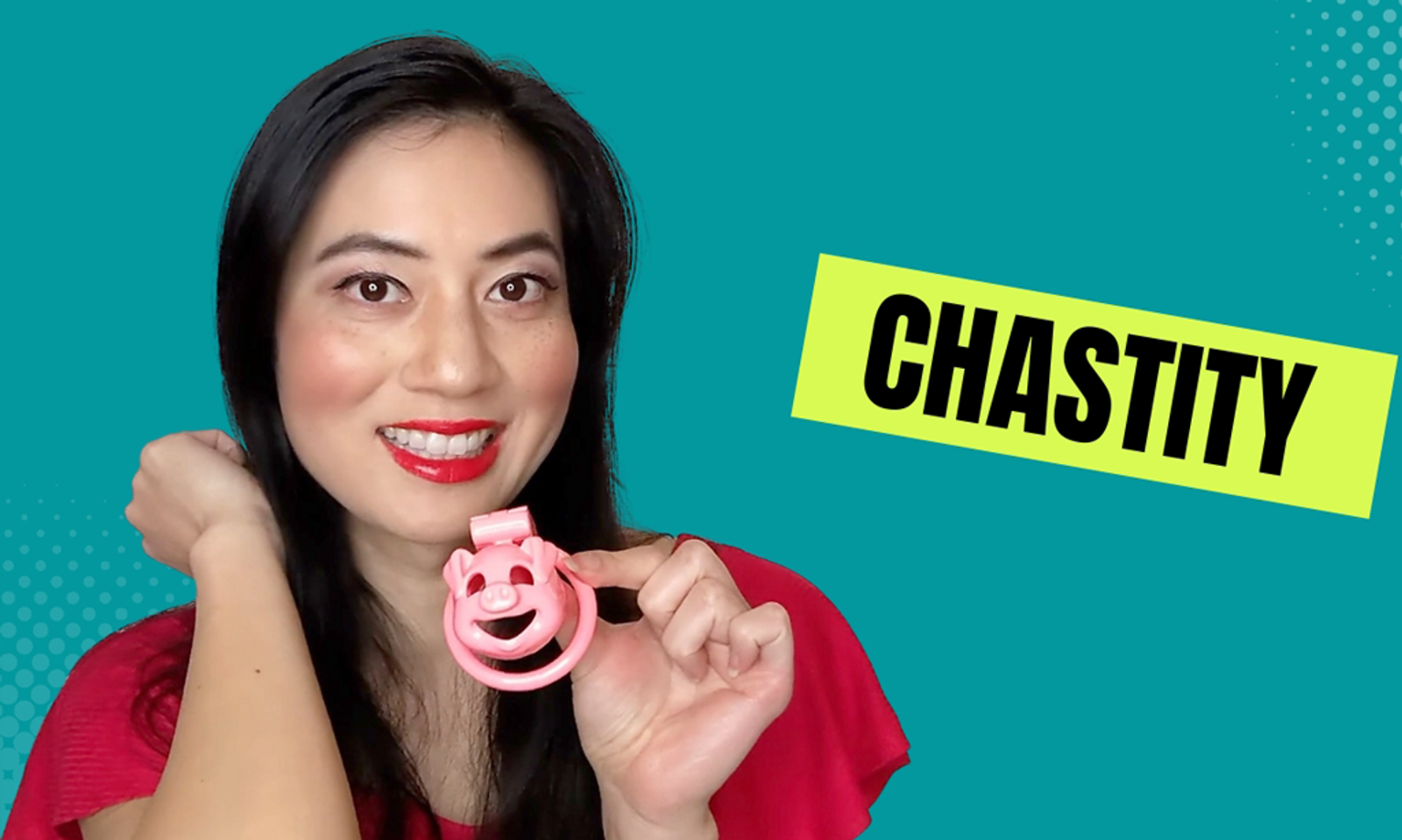 Miss Mae Ling Shares Solo Chastity Games From Oxy Shop AVN