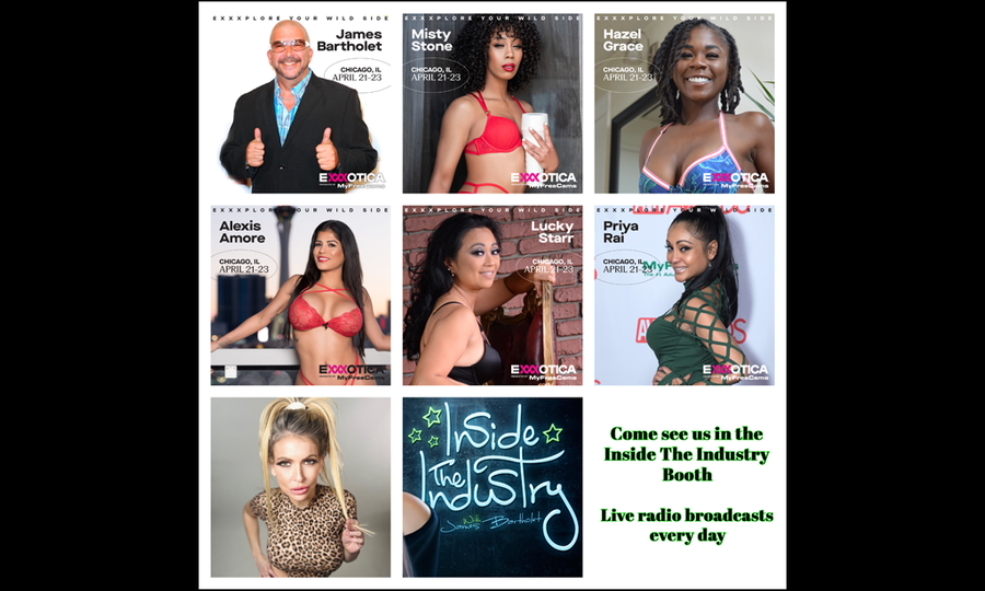 'Inside the Industry' Announces Stars Attending Exxxotica Chicago