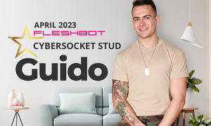 Guido Named 'Cybersocket Stud' for April by Fleshbot