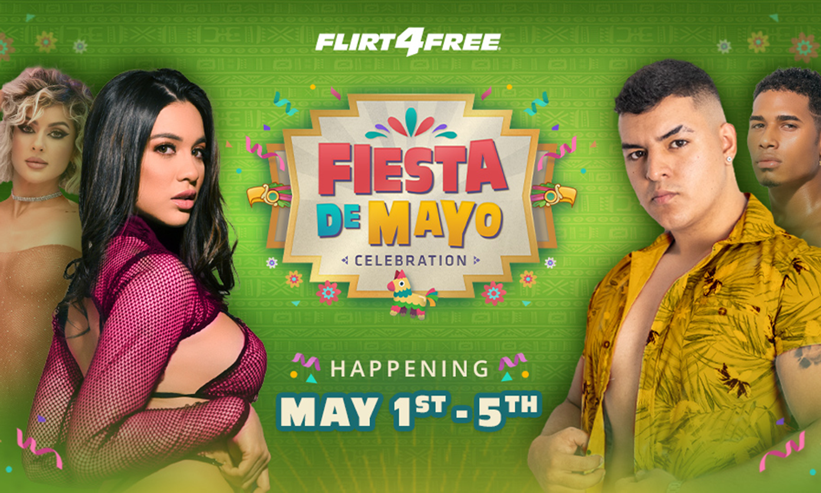 Flirt4Free Ramps Up for Annual Fiesta de Mayo Contest