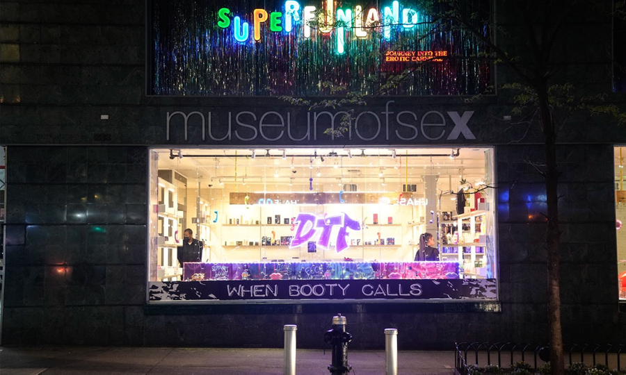 Museum of Sex Extends DTF Window Display Through End of May