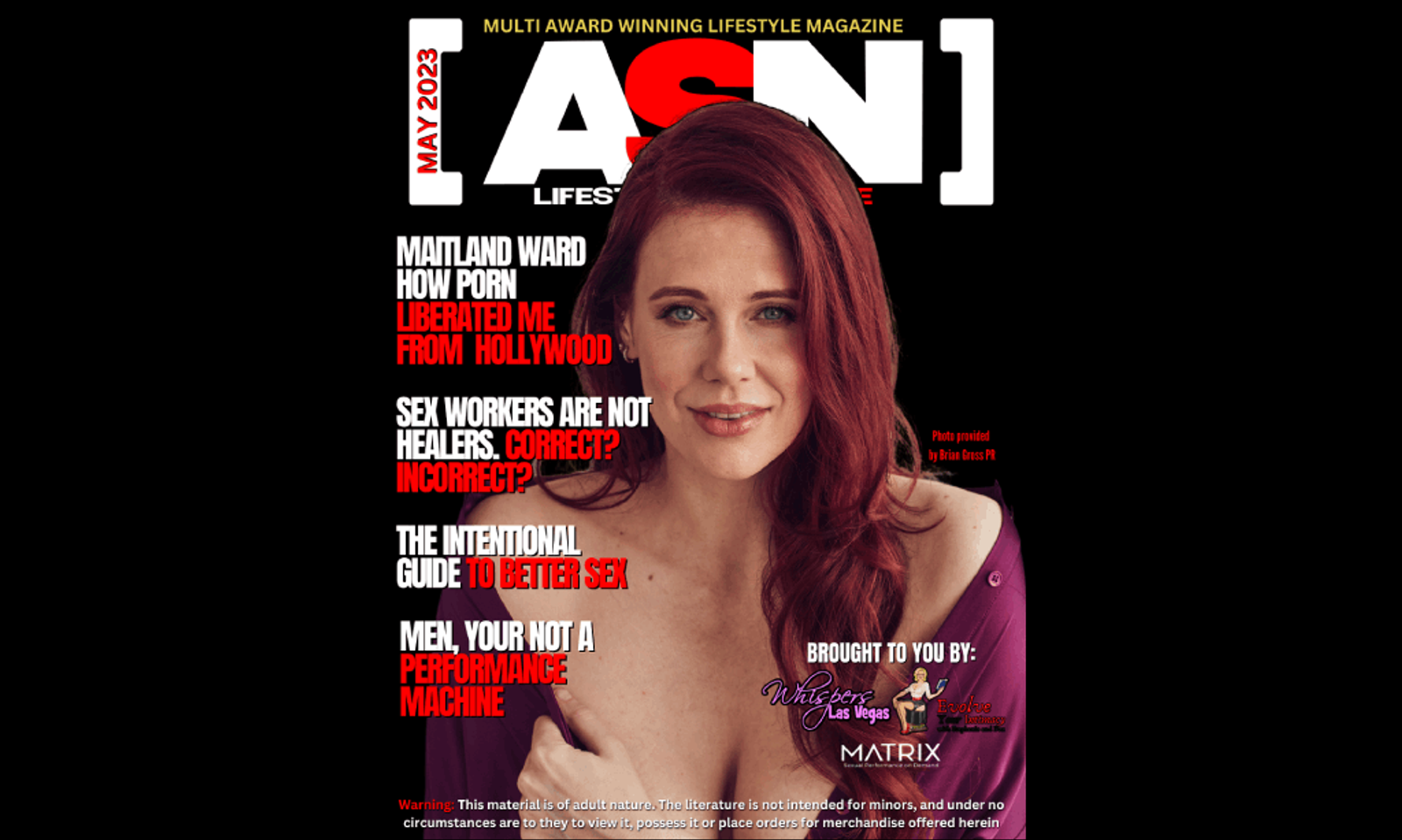 Maitland Ward Featured in May 2023 Issue of ASN Lifestyle | AVN