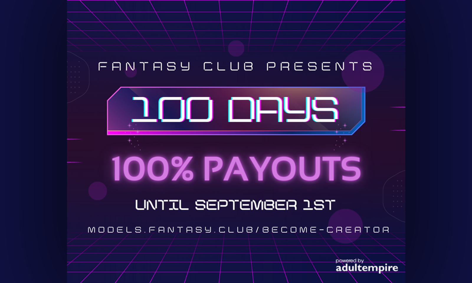 Fantasy Club Offers 100 Days of 100% Payouts