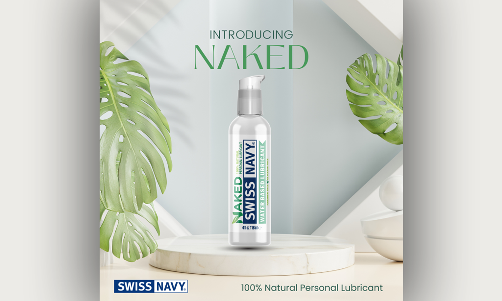 Swiss Navy’s Naked 100% Natural Personal Lubricant Now Shipping