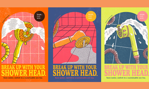 New Campaign by Love Not War Says 'Break Up With Your Showerhead'