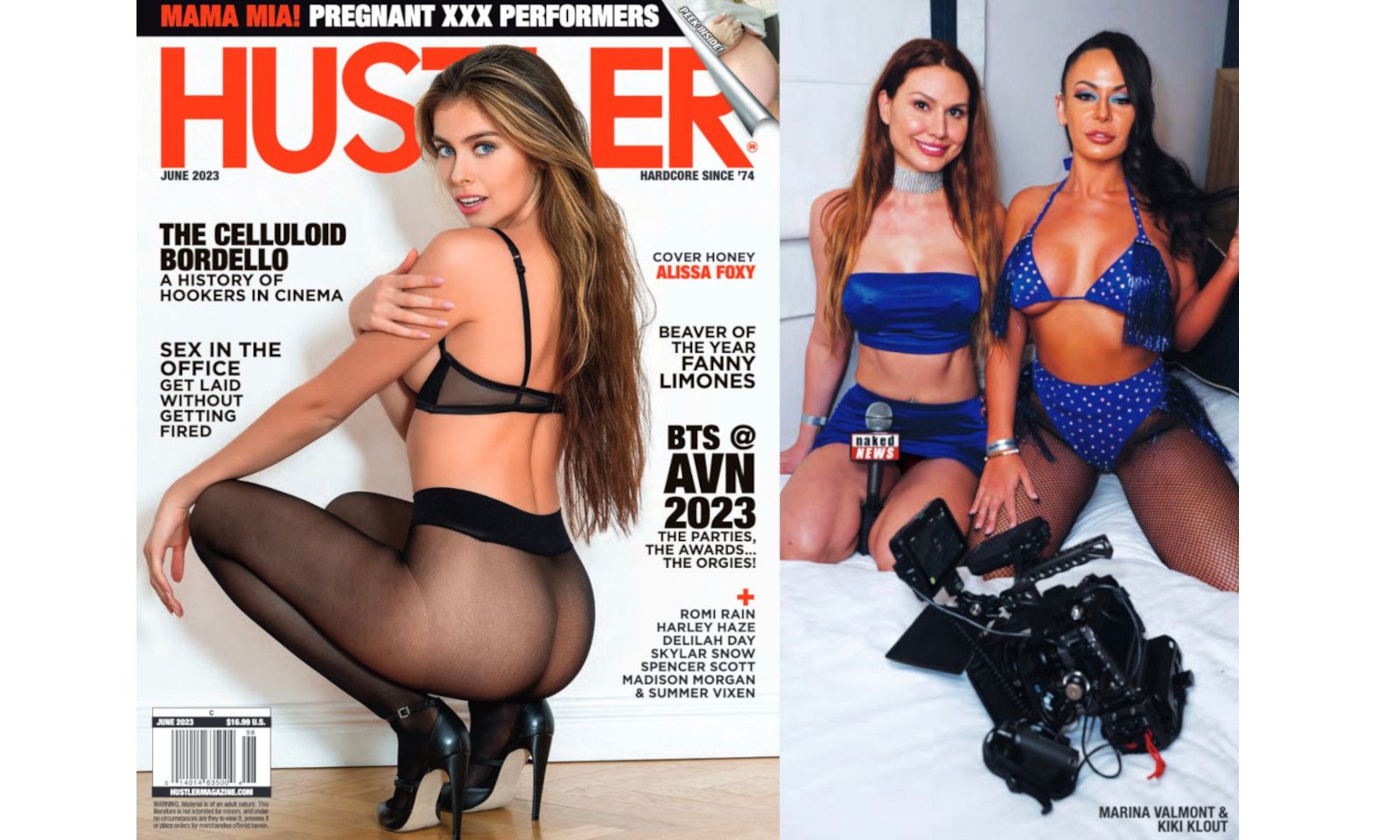 Marina Valmont Featured in June Issue of Hustler Magazine | AVN