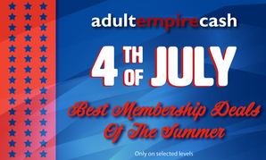 Adult Empire Cash Launches 4th of July Sale