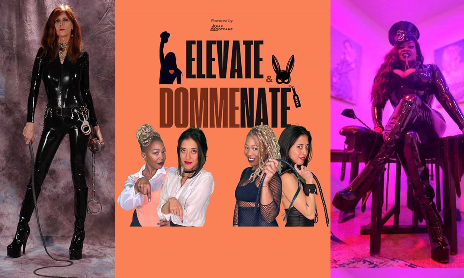 'Elevate and Dommenate' Welcomes Mistresses Cyan and Mia Darque