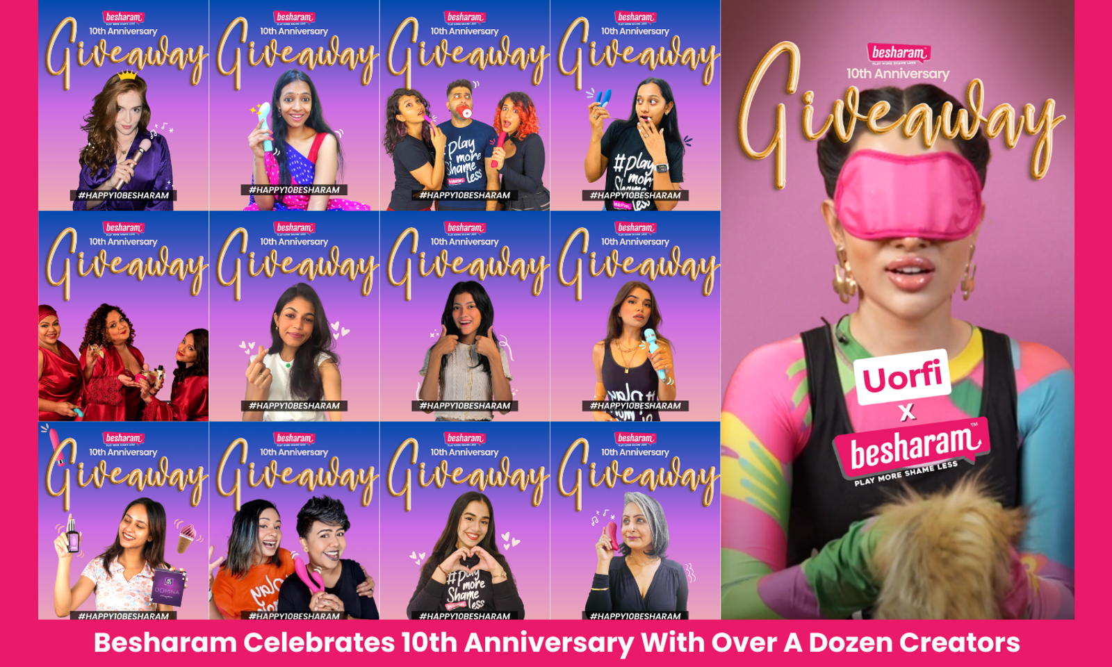 Besharam Celebrates 10th Anniversary With Host of Creators