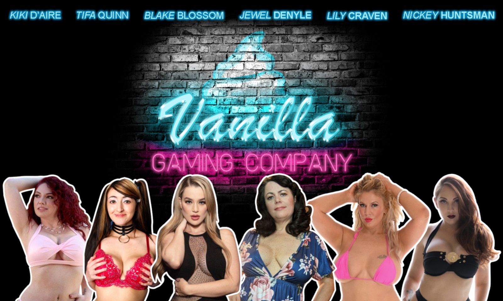Vanilla Gaming Company Signs Host of Adult Talent for New Games