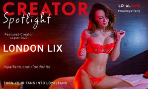 LoyalFans Announces London Lix as August 2023 Featured Creator