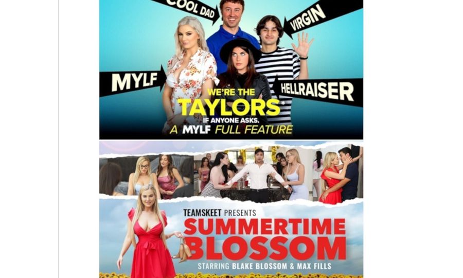 MYLF, TeamSkeet Debut 'We're the Taylors,' 'Summertime Blossom'