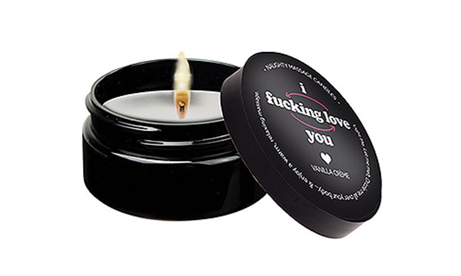 I Fucking Love You Naughty Mini Massage Candle