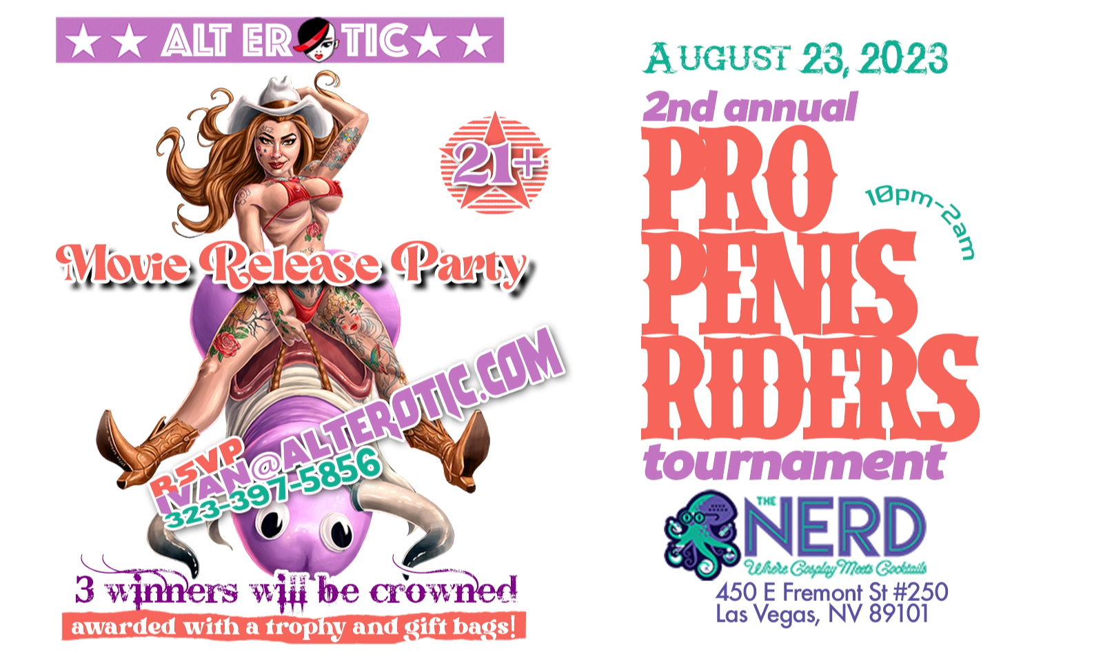 Alt Erotic’s Pro Penis Riders Challenge Returns