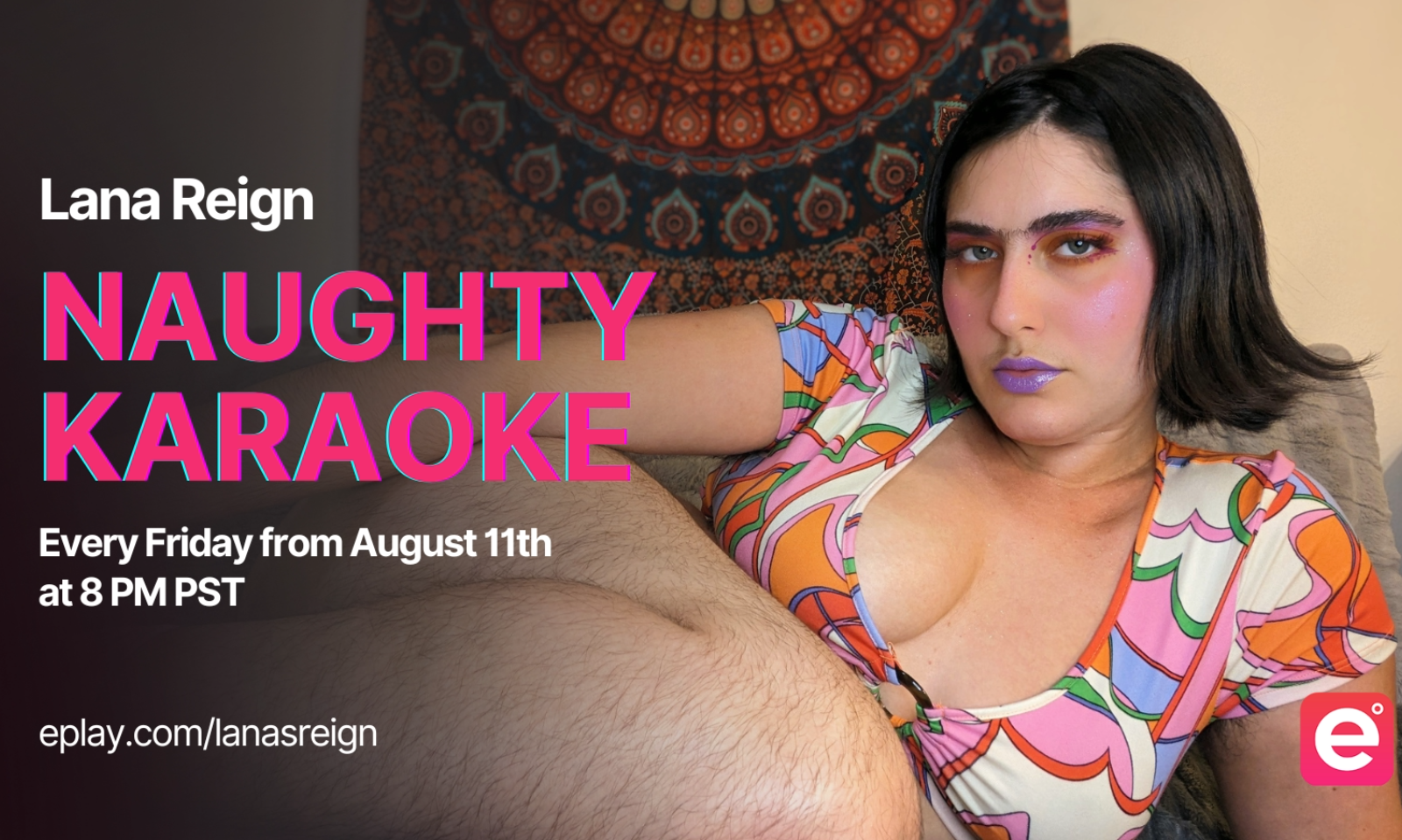 Lana Reign Debuts on ePlay With Naughty Karaoke Show