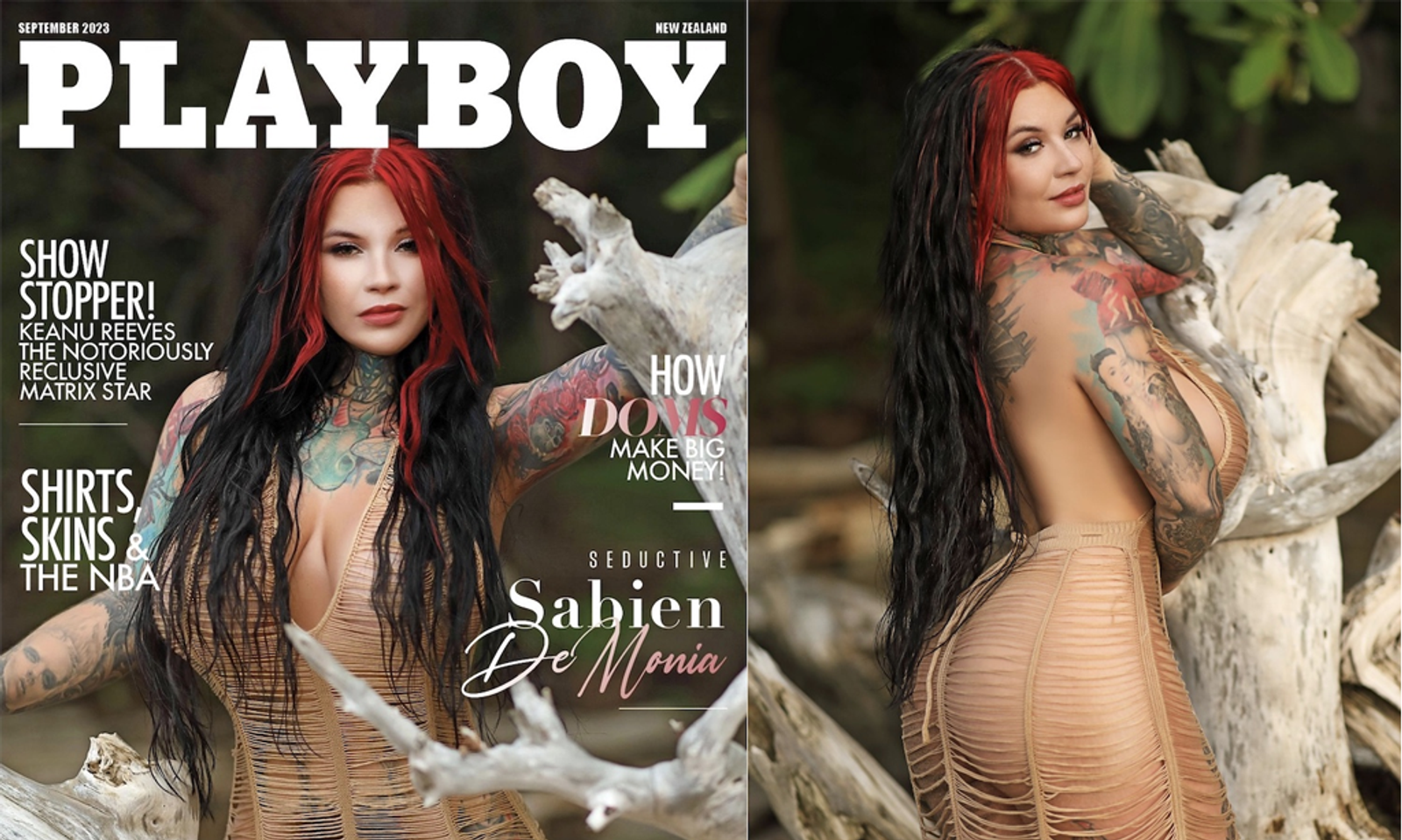 Sabien DeMonia Earns Playboy New Zealand Cover and Feature