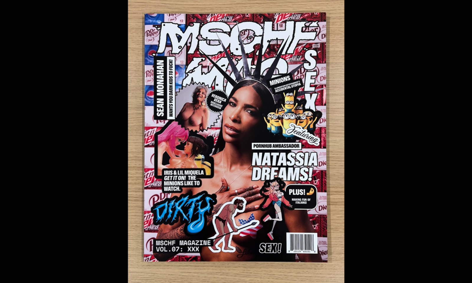 Natassia Dreams Graces Cover of MSCHF Mag Volume 7: XXX