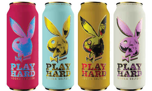 Playboy Spirits Launches Play Hard Vodka Seltzer