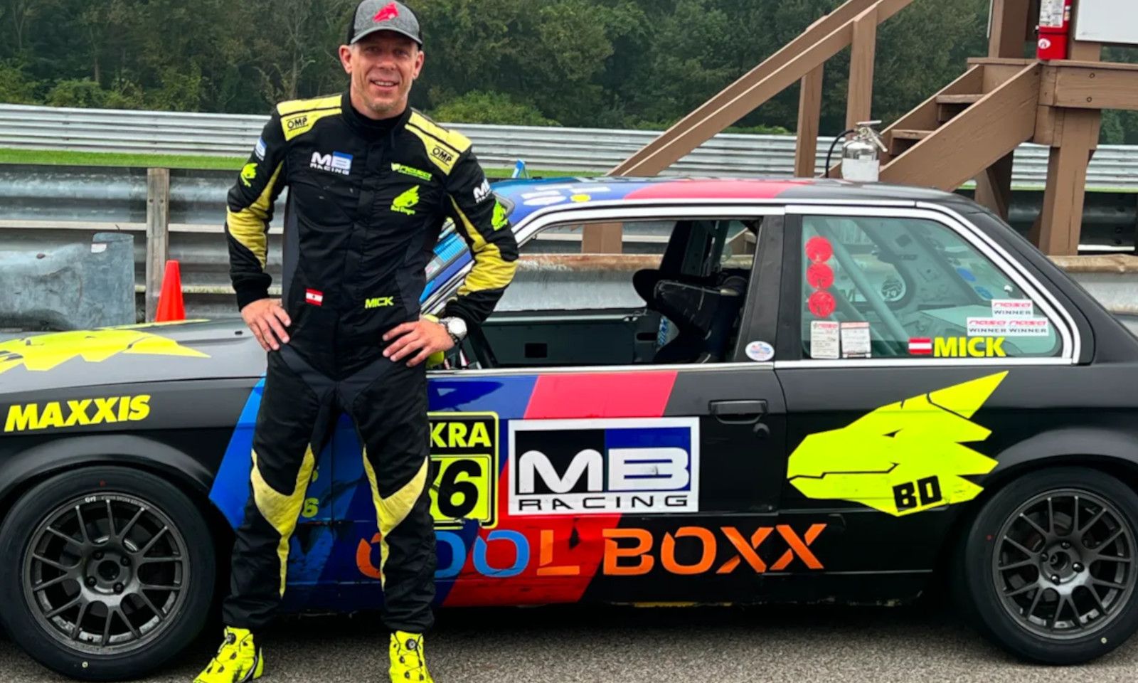 Mick Blue to Compete in Auto Race This Weekend