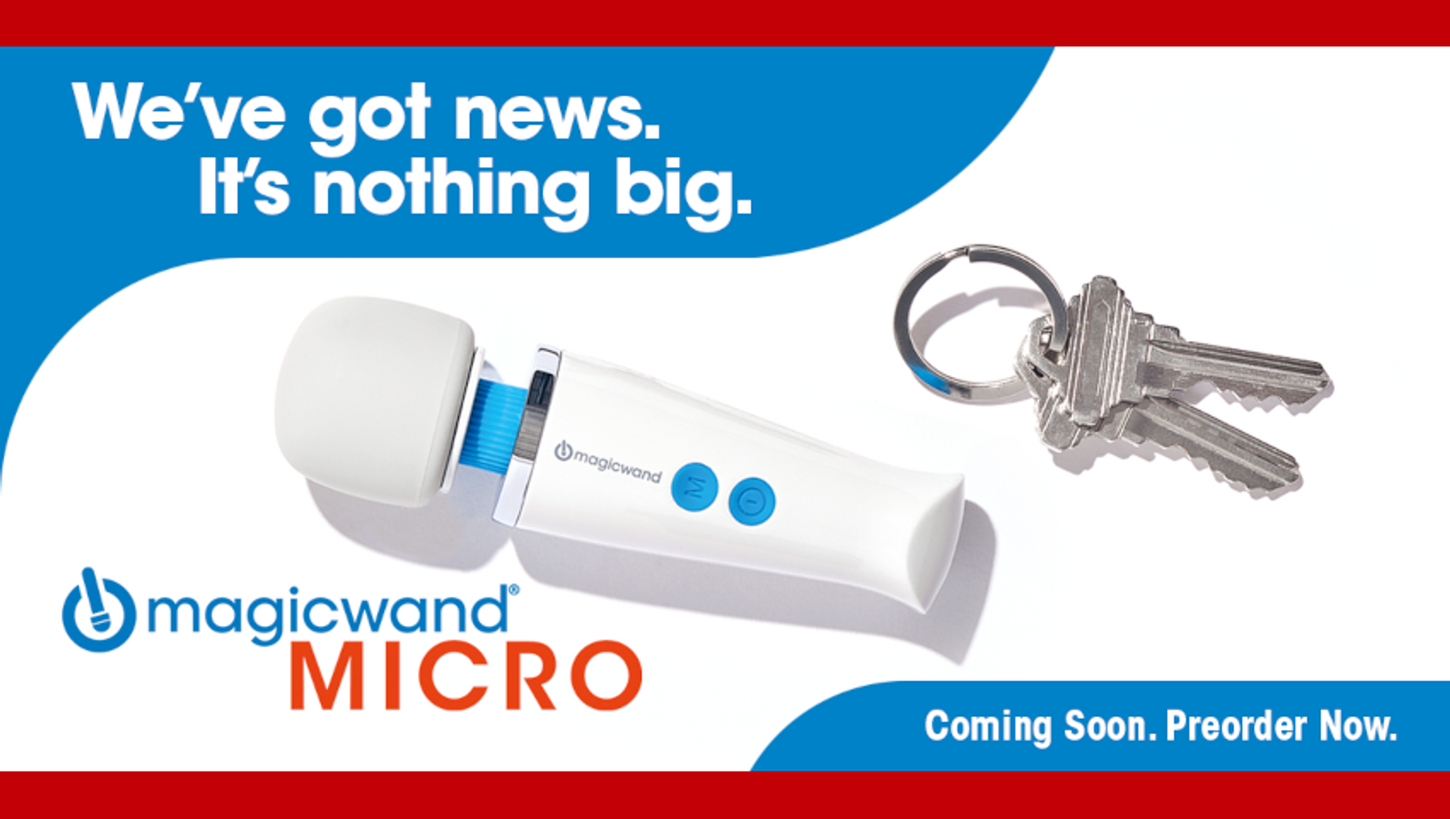 Vibratex, Magic Wand Anticipate Micro Shipping in October