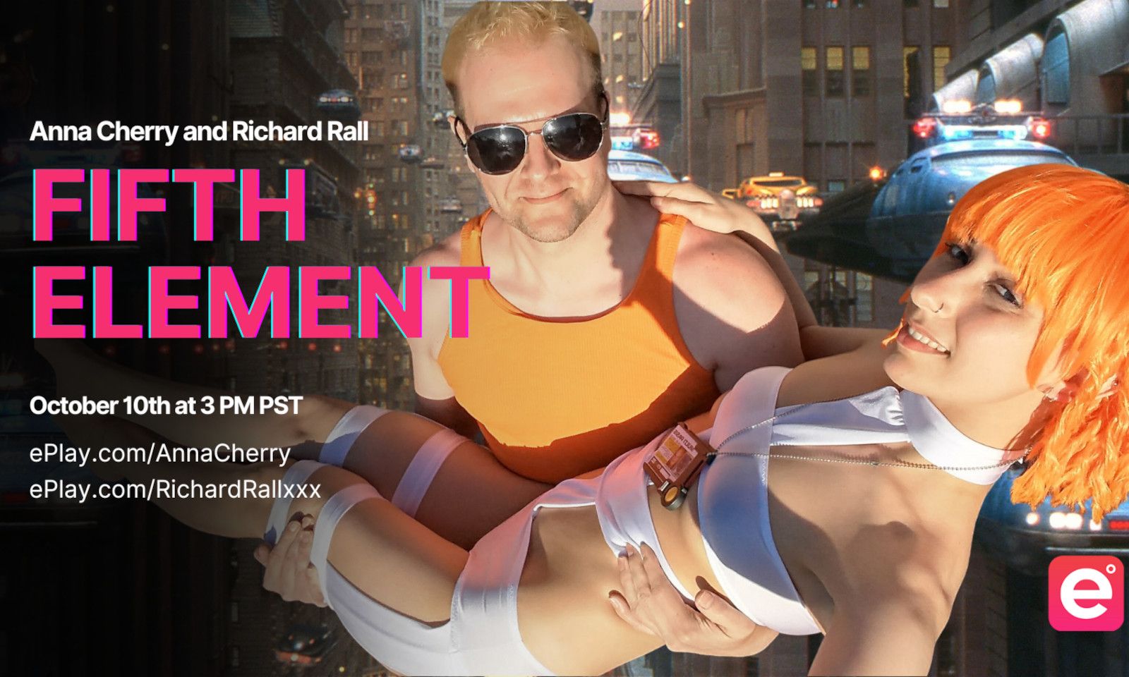 ePlay Presents Anna Cherry in 'The Fifth Element' Parody Show