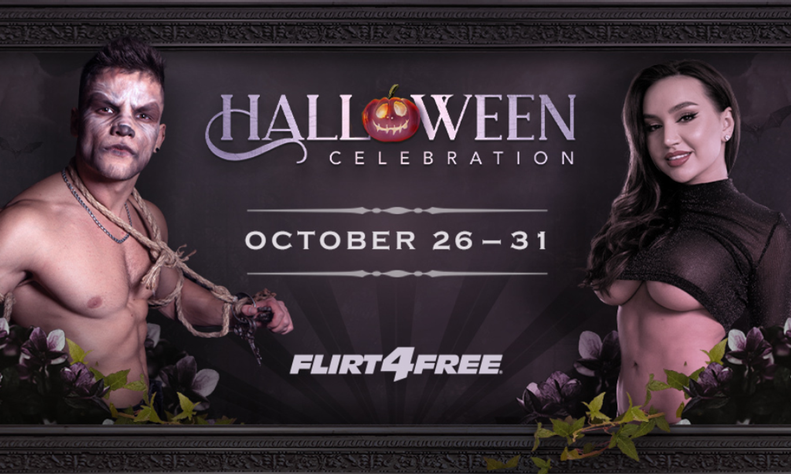 Flirt4Free to Launch Annual Halloween Celebration on Thursday
