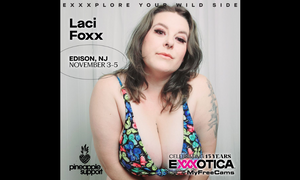 Laci Foxx to Appear at the Pineapple Support Booth at Exxxotica