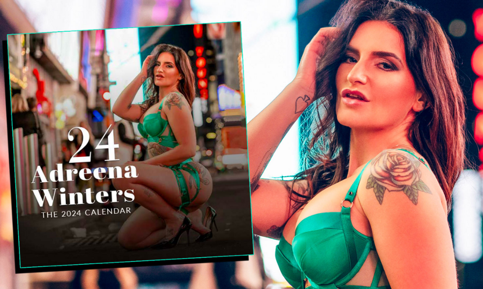 Adreena Winters Unveils Official 2024 Calendar