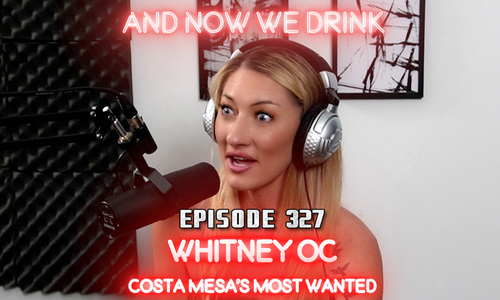 Adult Performer Whitney OC Guests on ‘And Now We Drink’