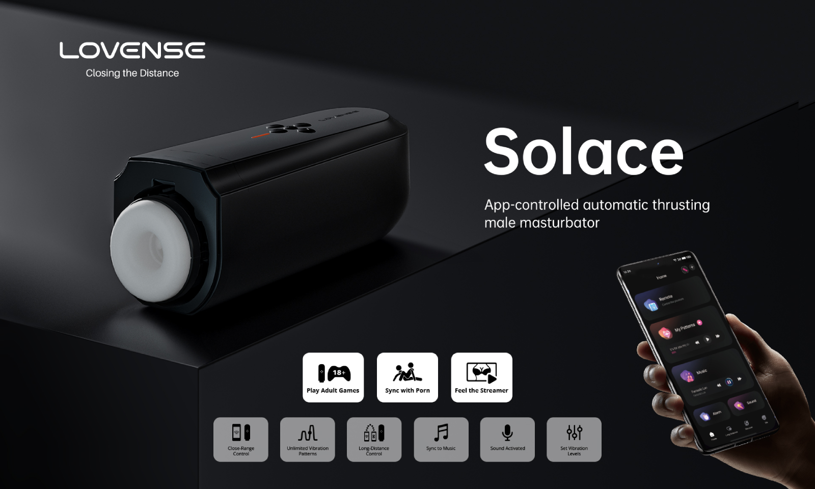 Lovense Launches New Solace Automatic Stroker